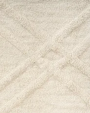 Kids Rug ZIRO  Light Beige 140 x 200 cm Cotton_1135402