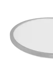 LED Ceiling Lamp VELORA with Remote with Dimmer Silver_1125253