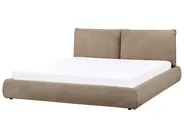 Waterbed Boucle VINAY 180 x 200 cm (EU Super King) Brown_970371