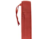 Garden Bench with Cushion SOVANA 120 cm with Storage Acacia Wood Red_882961