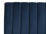 Säng med lamellram Sammet MARVILLE 160 x 200 cm Marinblå_745620