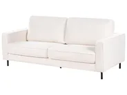 Living Room Set 4 Seater SAVALEN Boucle White_964495