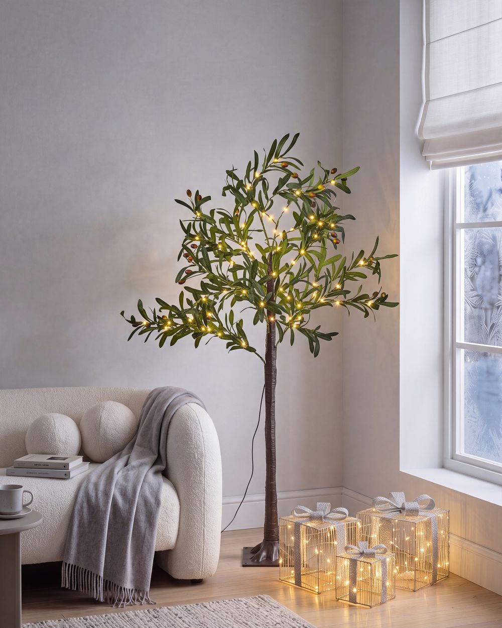 Utendørsdekorasjon LED CELIONI 120 cm Tre Grønn