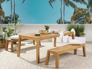Garden Bench LIVORNO 169 cm Acacia Wood Brown_796699