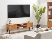 TV Stand TIMMINS Pine Wood Brown_937003