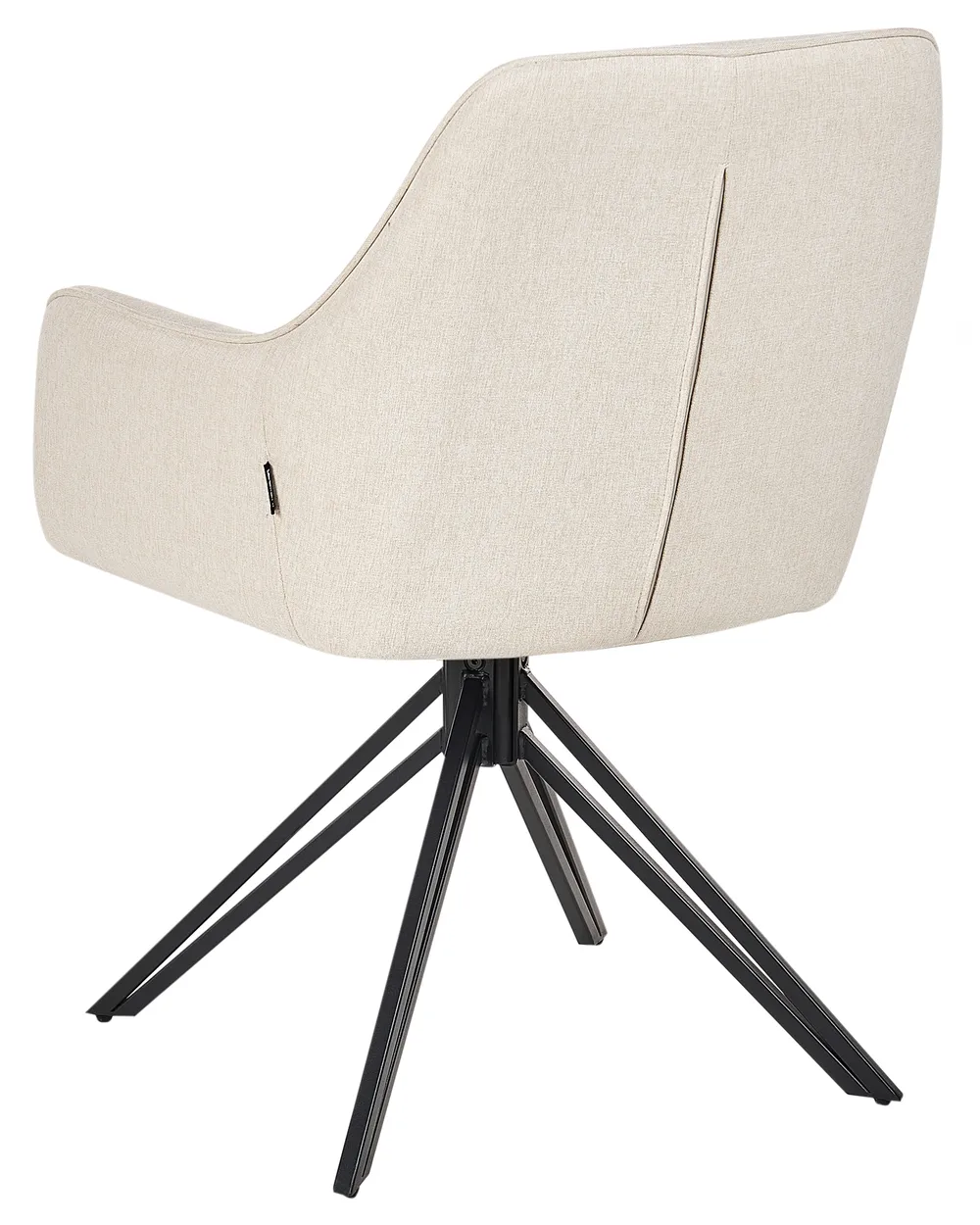 Set med 2 matstolar Vridbar JODAR Ljusbeige_945666