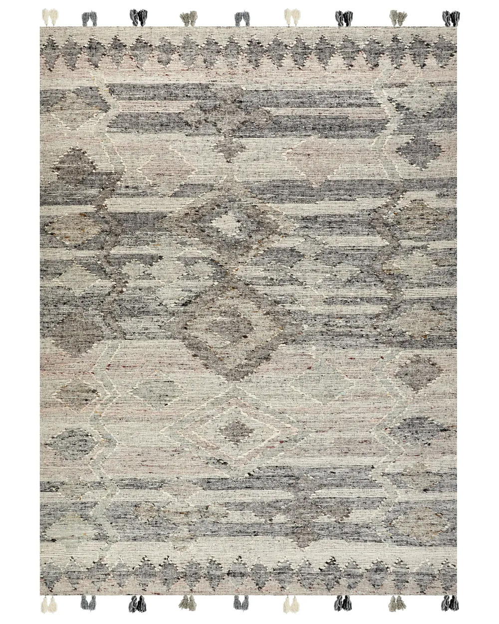 Rug ARATASHEN Grey 160 x 230 cm Kilim Wool