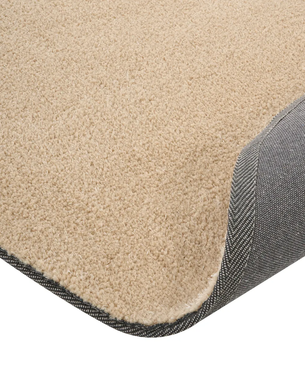 Matta med lång lugg DEMRE Beige 160 x 230 cm_1076859
