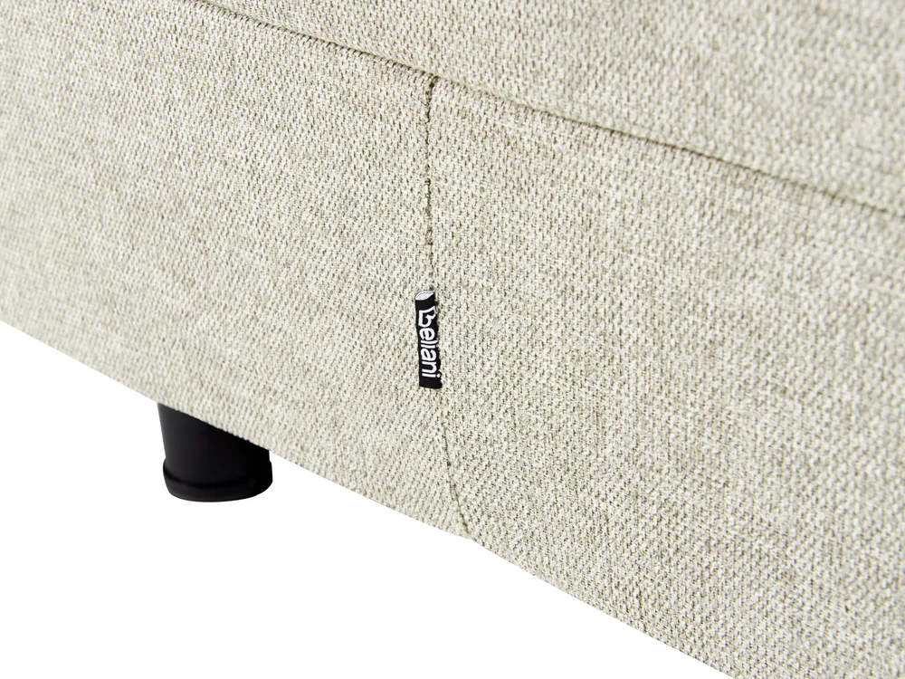 Adjustable Bed without Headboard Fabric DUKE II 180 x 200 cm (EU Super King) Beige_988291