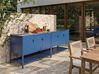 2 Piece Outdoor Kitchen Set with Sink MAENZA Blue Metal