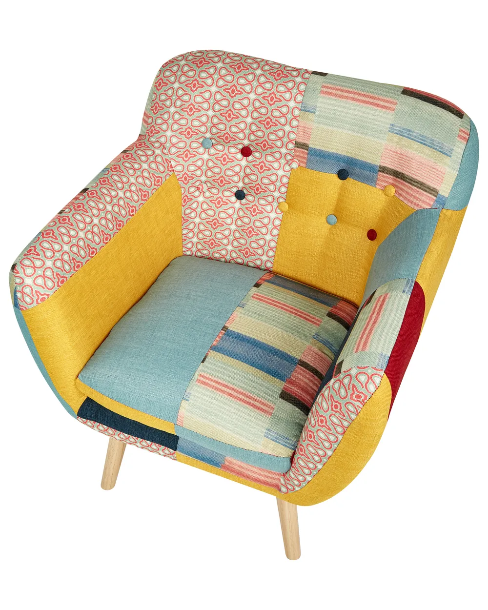 Armchair MELBY Fabric Multicolour_477202