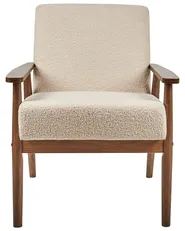 Armchair ESRUM Boucle Dark Brown/ Beige_943385