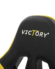Gamingstol VICTORY Konstläder Gul_768106