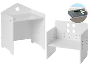 Kids Table and Chair Set ELANORA Montessori White_1043236