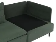 Modular Sofa 2 Seater EGERIS Corduroy Dark Green_1067070