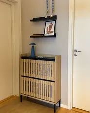 Shoe Storage Cabinet GYMPIE Light Brown_1046701
