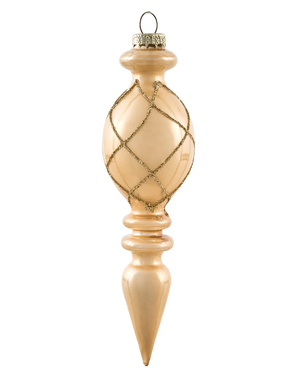 Set of 35 Baubles BLING Glass Gold_1028328