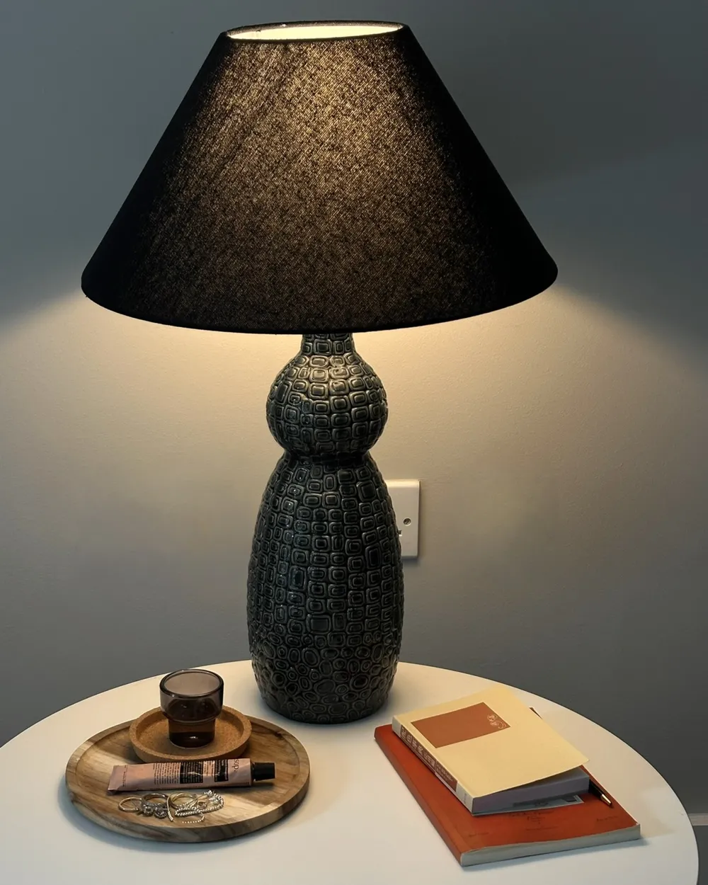 Table Lamp MATINA Ceramic Black_1071932