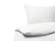 Duvet Cover Set AVONDALE 155 x 220 cm Sateen Cotton White_902721