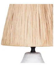 Set med 2 bordslampor ARWADITO Keramik Off-White_897957
