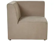 Modular Sofa 2 Seater LEMVIG Corduroy Taupe_875297