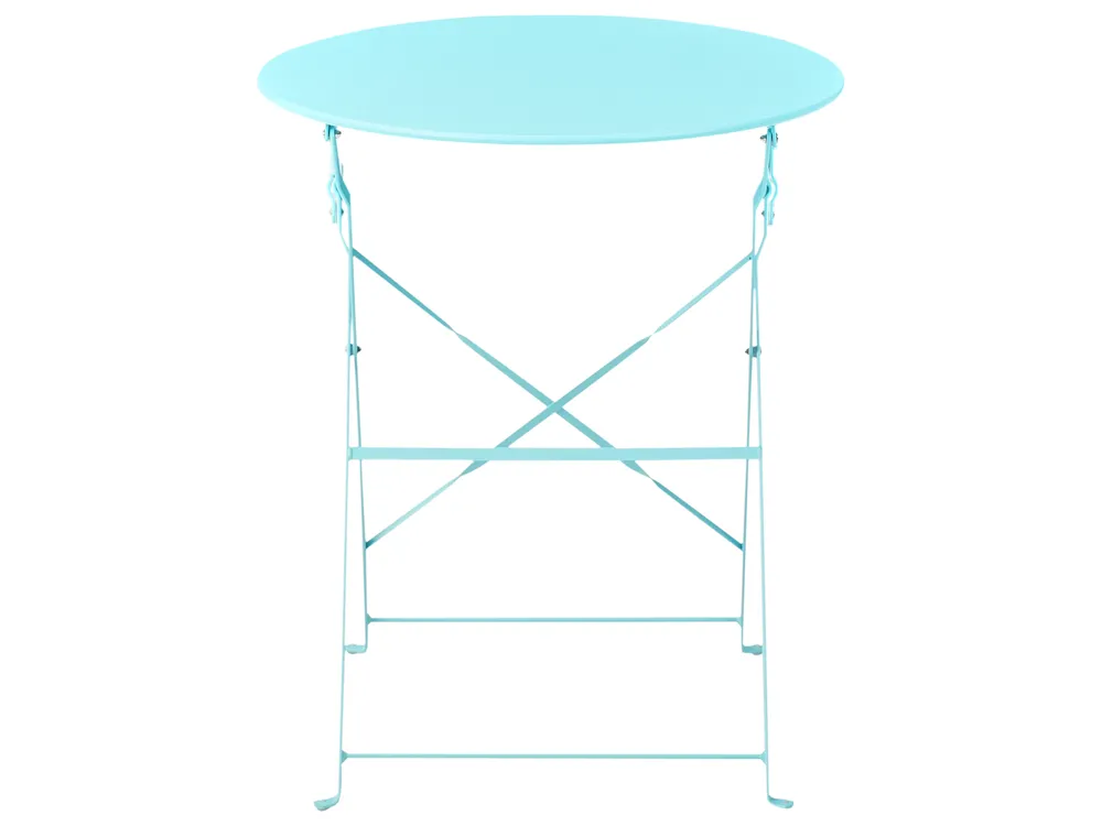 Bistro Set Folding FIORI Metal Turquoise_988877