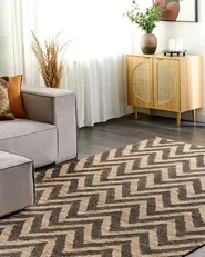 Rug DEDEPINARI Beige 200 x 300 cm Jute_887076