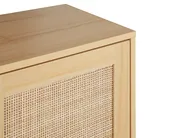 Shoe Storage Cabinet PEROTE Rattan Light Brown_916358