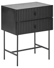 2 Drawer Bedside Table COVENTRY Black_1031965