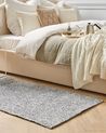 Shaggy Rug DEMRE Grey 80 x 150 cm