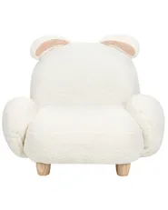 Barnfåtölj Kanin KANNA Bouclé Off-White_886904