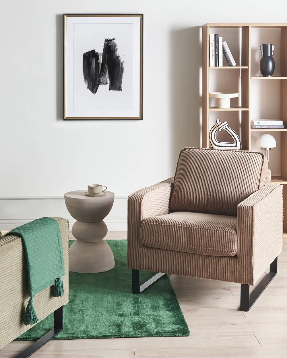 Armchair VIND Corduroy Beige