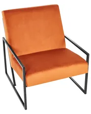 Nojatuoli DELARY Sametti Oranssi_934738