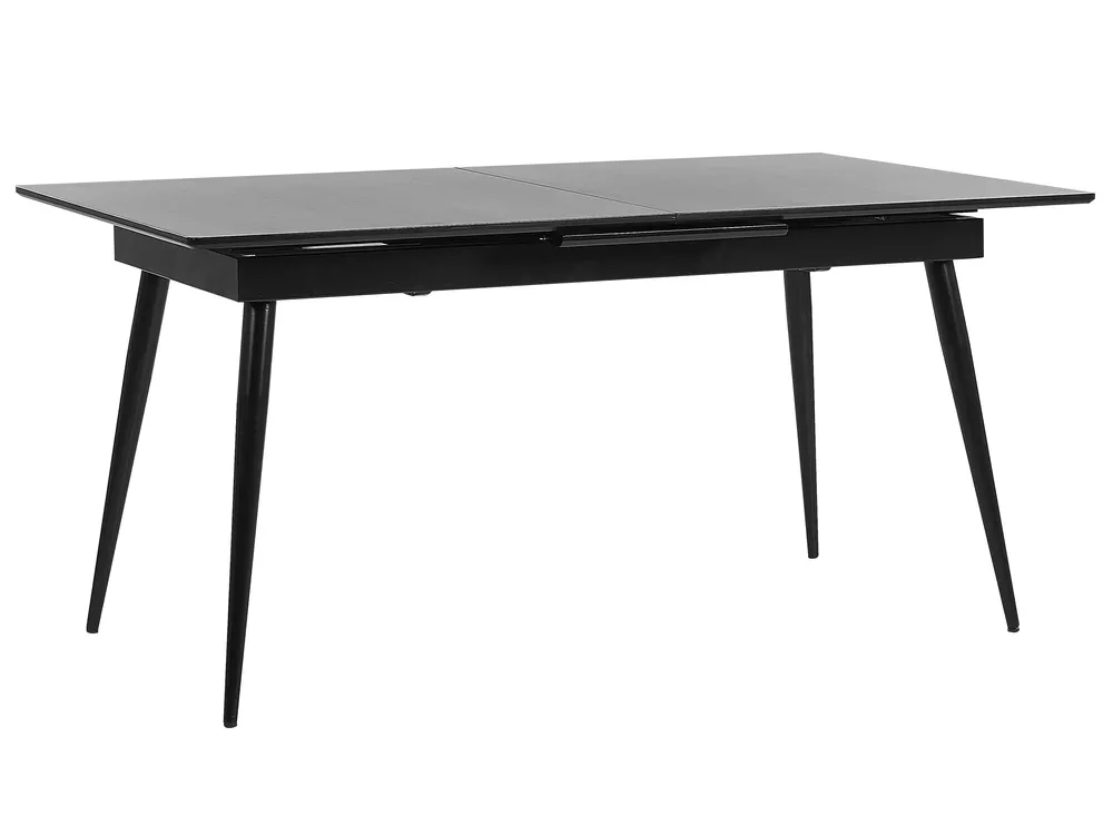 Jatkettava ruokapöytä MALDON Musta 160/200 cm 90 cm_793913