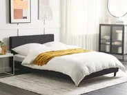Bed Fabric FITOU 140 x 200 cm (EU Double) Black_875883