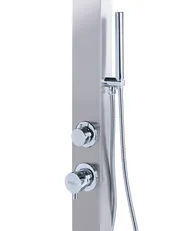 Freestanding Outdoor Shower APOERA Silver_1079068