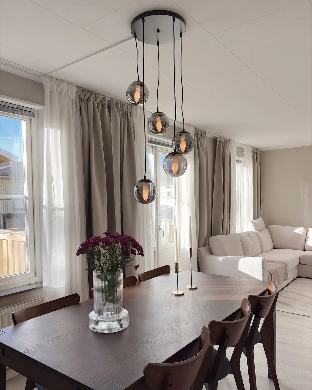 Pendant Lamp NOEL Glass Black_1022311