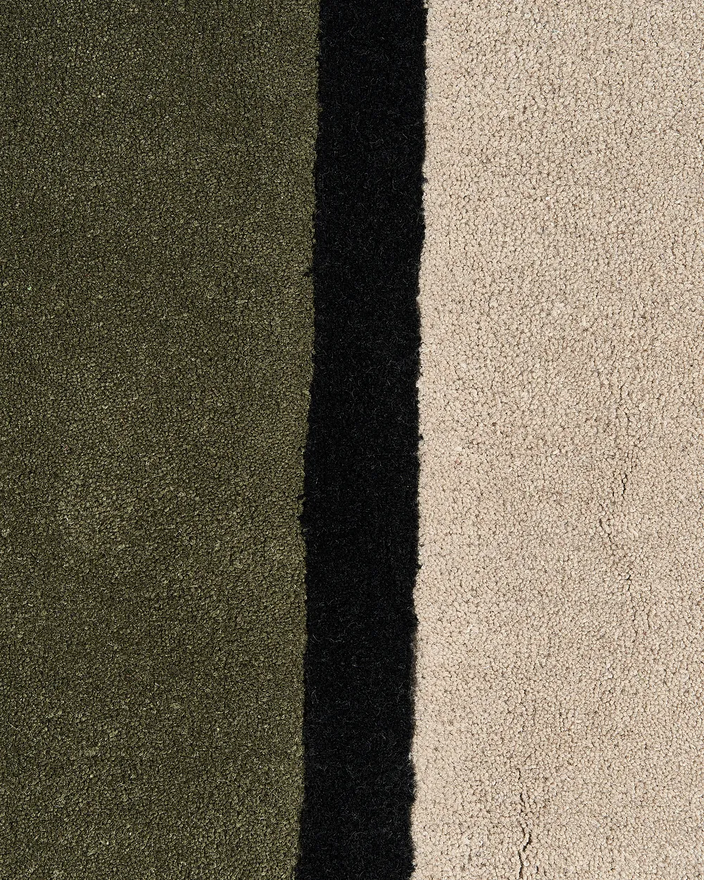 Rug SAKARO Dark Green ø 160 cm Wool_1131813
