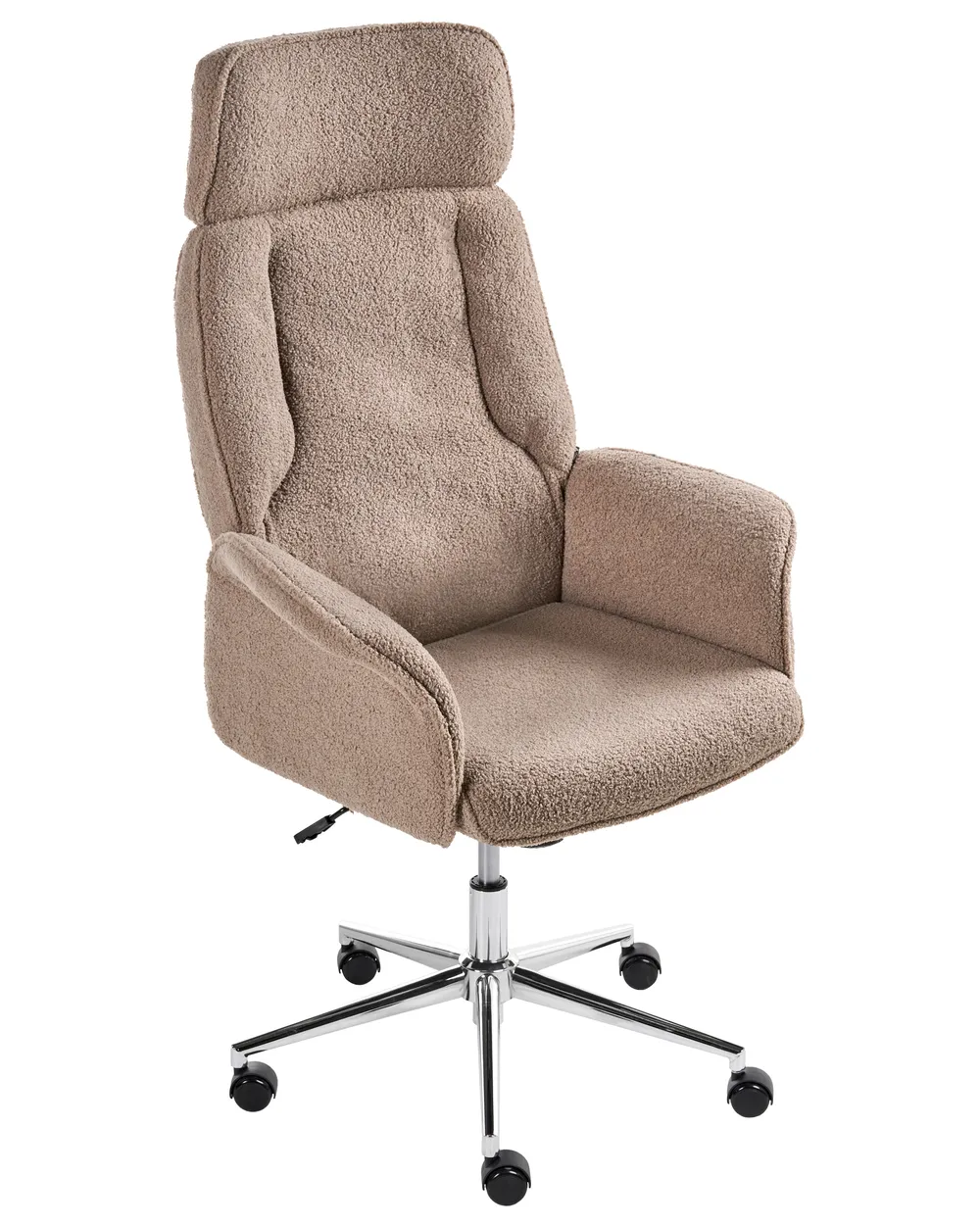 Kontorsstol PILOT Bouclé Brun_1024624