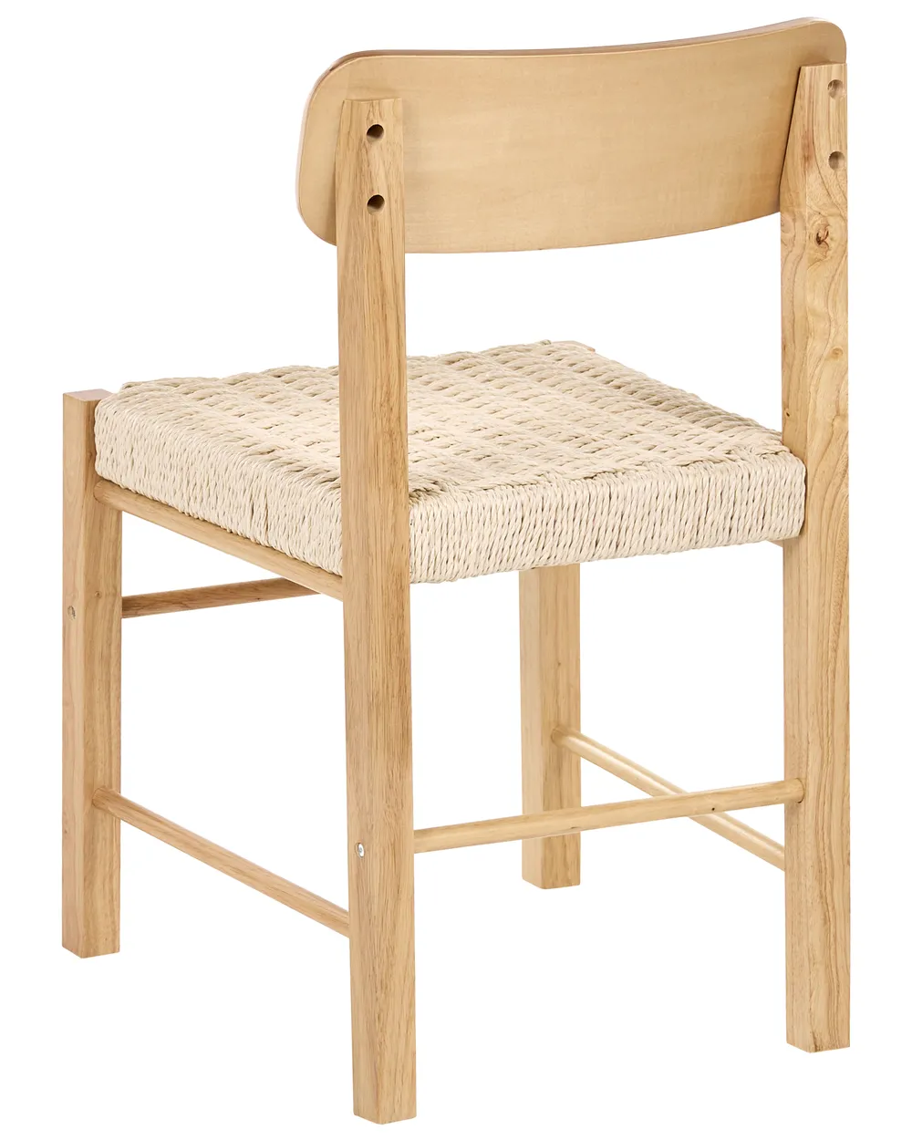 Set of 2 Dining Chairs ALLOS Wood Light Brown_1049077