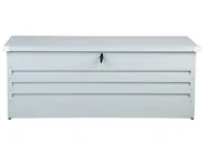Förvaringslåda CEBROSA 165 cm 70 cm Metall Ljusgrå_768868