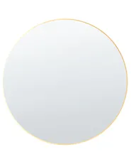 Wall Mirror ANNEMASSE 80 cm 80 cm Metal Gold_844163
