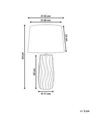 Table Lamp PATUCA Ceramic White_1032794