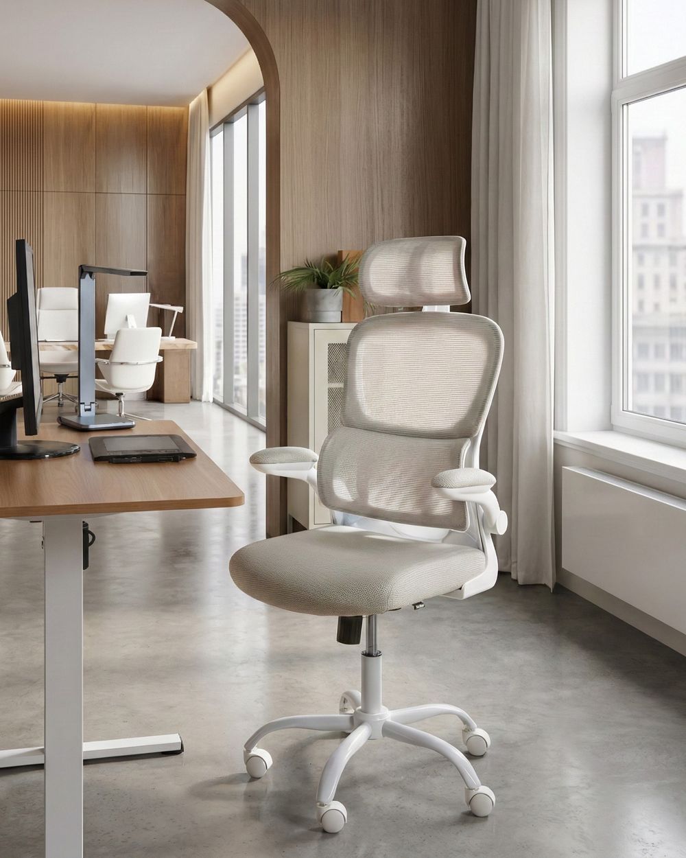 Kontorstol SOLIS Beige