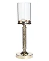 Kynttilänjalka ABBEVILLE 41 cm Lasi Kulta