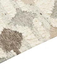 Rug KAGHTSRASHEN Beige 160 x 230 cm Kilim Wool_859889