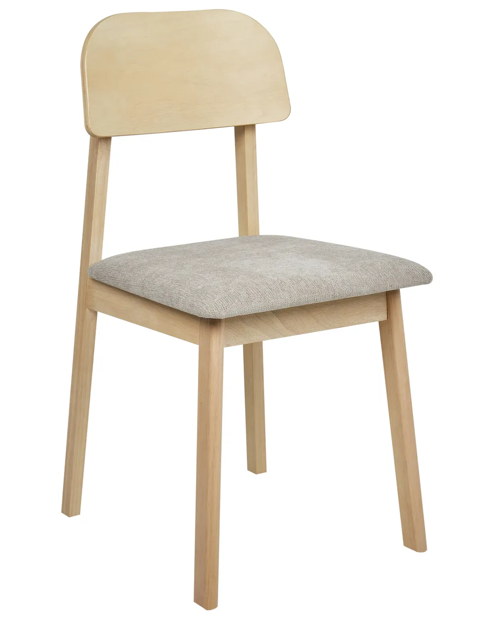 Set med 2 matstolar SCANDIA Trä Taupe_945229