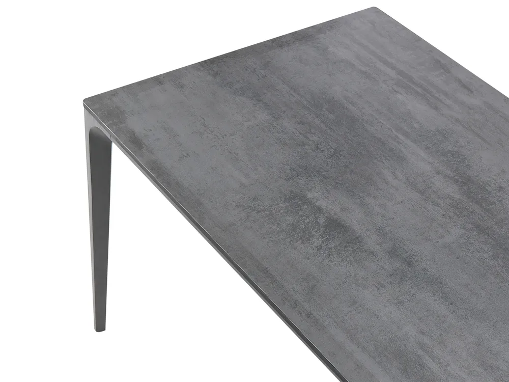Konferansebord SOVARETO 90 cm 180 cm Mørkegrå_1078836