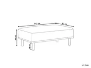 Ottoman HOLT Fabric Light Grey_960533
