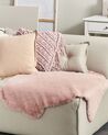 Faux Fur Rug UNDARA Pink 60 x 90 cm